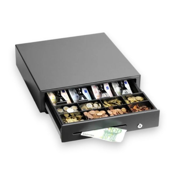 Picture of Star CB-2002 4 Flat Notes 8 Coin Cash Drawer Black